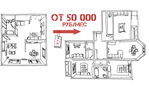 Планировки и схема сделки по обмену